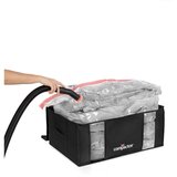Compactor Črne vakuumske plastične škatle za shranjevanje v kompletu 3 ks 65x45x27 cm Black Edition – | Shoptok.si
