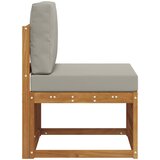  Srednja sofa za van Čvrsto drvo akacije Prirodna | shoptok.hr