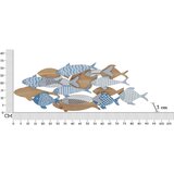 Mauro Ferretti Kovinska stenska dekoracija 91x33,5 cm Fish – | Shoptok.si