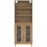  Highboard Umjetnički hrast 69,5 x 32,5 x 180 cm | shoptok.hr