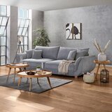 Premium Living velika Zofa Guarda, Svetlo Siva, Ležišče | Shoptok.si