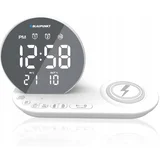CR85WH Charge radio budilka s Qi polnjenjem, bela