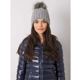 Fashion Hunters gray insulated hat with applications Cene
