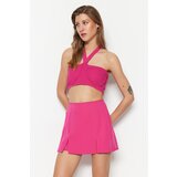 Trendyol Shorts - Pink - High Waist Cijene
