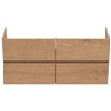 Ideal Standard stenska omarica za pod umivalnik v hrastovem dekorju v naravni barvi 120x55 cm eurovit+ | Shoptok.si