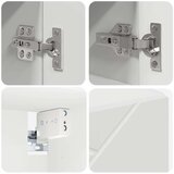  Set namještaja za kupaonicu Zidne 4 pcs Bijelo 61 x 35 x 64 cm | shoptok.hr