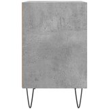  Noćni ormarići 2 kom boja betona 40x30x50 cm konstruirano drvo | Eponuda.com
