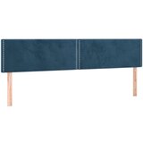  s oprugama i madracem LED tamnoplavi 120 x 190 cm baršun | shoptok.hr