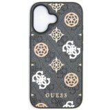  Originalni GUESS ovitek GUHMP16SP4PWPK za iPhone 16 - MagSafe - Stamp - PU - črn Cene