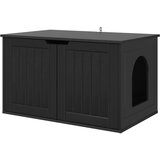  Mačja Kuća Crna 85 x 55 x 50,5 cm Konstruirano drvo | shoptok.hr