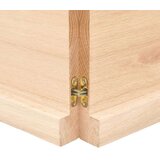  Stenska polica 180x30x(2-4) cm neobdelana trdna hrastovina | Shoptok.si