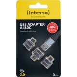 Intenso Adapter USB A na USB C, OTG, pakovanje 3 komada - C480C 3 pcs Cene