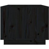  Klubska mizica črna 80×50×40 cm trdna borovina, (20712497) | Shoptok.si