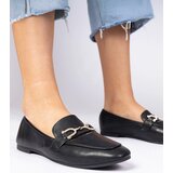 Gemre Black elegant loafers with rhinestones Banzao | Shoptok.si