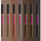 NYX Professional Makeup Zero To Brow Gel gel za obrvi z aplikatorjem odtenek 08 Black 2 ml | Shoptok.si