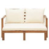 Bessagi Garden Vrtni Ležalnik Pia, Naravne Barve, Akacija | Shoptok.si