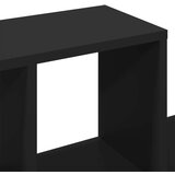 vidaXL Stenska polica črna 100x20x53 cm inženirski les | Shoptok.si