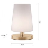 PAUL NEUHAUS 4146-60 - LED prigušiva stona lampa SONJA 1xG9/3W/230V mesing | Eponuda.com