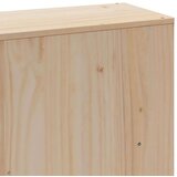  Krevet s regalom za knjige bez madraca 200x200 cm masivno drvo | shoptok.hr