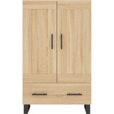  Visoka komoda boja hrasta 69,5 x 31 x 115 cm konstruirano drvo | shoptok.hr