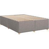  Krevet s oprugama i madracem smeđesivi 140 x 190 cm od tkanine | shoptok.hr