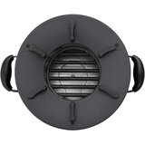  Peć na drva za kampiranje crna 36 x 26 x 22,5 cm metalna | Eponuda.com