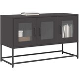 TV omarica črna 100,5x39x60,5 cm Hladno valjano jeklo, (21747089) | Shoptok.si