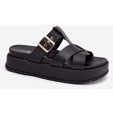 Boto Women's Platform Sandals With Straps And Buckle Black Elimessa | Shoptok.si