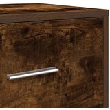  Noćni ormarići 2 kom s ladicama dimljeni hrast 40x34x50 cm | shoptok.hr