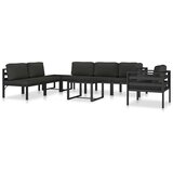 SOFA za jednu osobu s jastucima aluminijska antracit | shoptok.hr