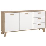 Tvilum Bijela/u prirodnoj boji komoda u dekoru hrasta 147x73x39 cm Ikast – | shoptok.hr