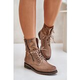 Kesi Women's ankle boots Workery dark beige Perfecto Cene