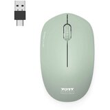 Port_Designs Miška PORT WL USB-A/USB-C zelena Cene