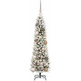  Umjetno božićno drvce Bijelo 120 cm PVC i Metal i Plastika | shoptok.hr