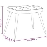  Stol za sproščanje s stolčkom vinsko rdeče blago, (20957638) | Shoptok.si