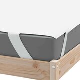 vidaXL Zaščita za žimnico bela 80x200 cm vodoodporne | Shoptok.si