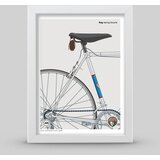Jus Mini grafika v okvirju Dirkalno kolo Rog / sedež | Shoptok.si
