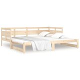  Dnevni krevet na izvlačenje masivna borovina 2x(80x200) cm | shoptok.hr