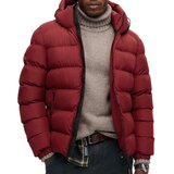 Superdry muška jakna Hooded Sports, Crvena Cene