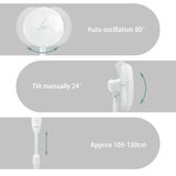  ZEVENTI - Stojeći ventilator 40W/230V beo | Eponuda.com