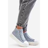 Big Star Insulated women's platform sneakers Big Star blue | Shoptok.si