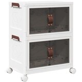 vidaXL Škatla za shranjevanje s kolesi 28 L 48,5x29,5x59,5 cm | Shoptok.si