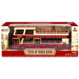  Double-decker Tour Bus 1:42 Metal Lights Red | shoptok.hr
