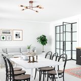Opviq Luster Fleur-1502, 66x66 cm, 6xE27, 40W, Bakarne boje | Eponuda.ba