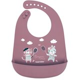 Canpol BABIES SILIKONSKA PORTIKLA SA DZEPOM BONJOUR PARIS dark red 74/027 | Eponuda.com