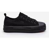 EVENTO Women's Fabric Sneakers Black Staneva | shoptok.hr