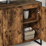  Kupaonski ormar Dimni hrast 90 x 30 x 60 cm Konstruirano drvo | shoptok.hr