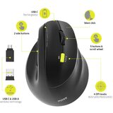 Port Designs bežični miš ergonomic 2.4 ghz bluetooth punjivi | ePonuda.com