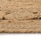 Maison Chic Preproga, Rug pletena iz jute 90 cm okrogla, (22121557) | Shoptok.si