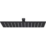 vidaXL Tuš glava nerjaveče jeklo 30x20 cm pravokotna črna | Shoptok.si